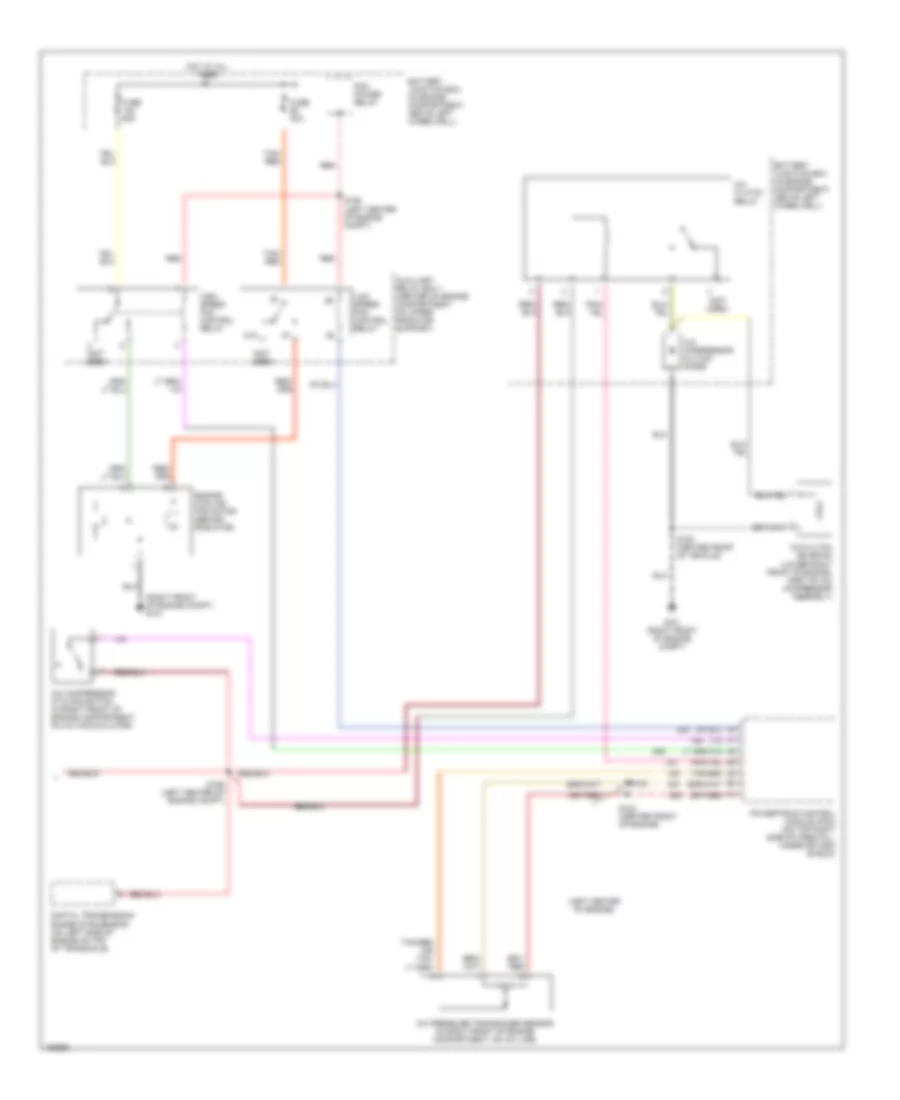 Automatic A C Wiring Diagram 2 of 2 for Lincoln Continental 2002