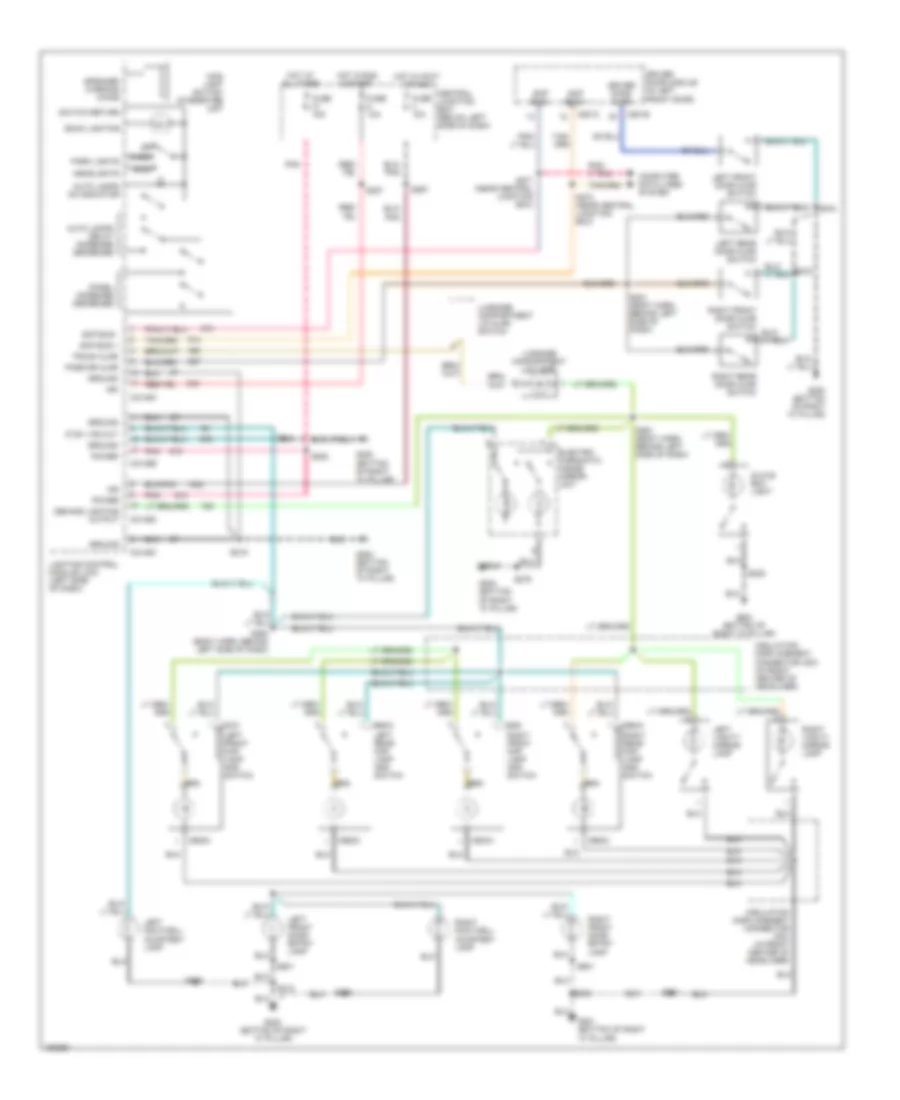 Courtesy Lamps Wiring Diagram for Lincoln Continental 2002