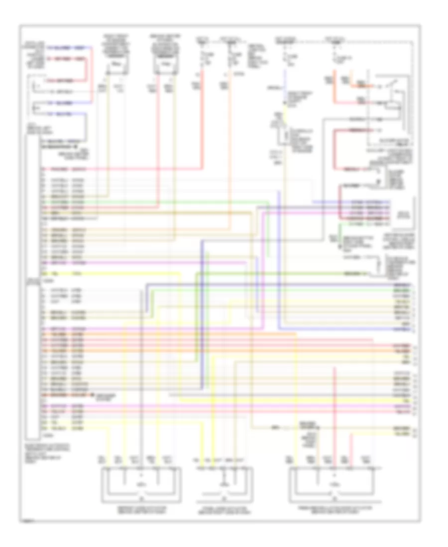 Automatic A C Wiring Diagram 1 of 2 for Lincoln LS 2002