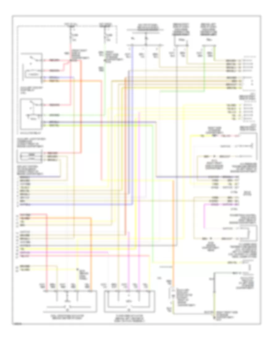 Automatic AC Wiring Diagram (2 of 2) for Lincoln LS 2002