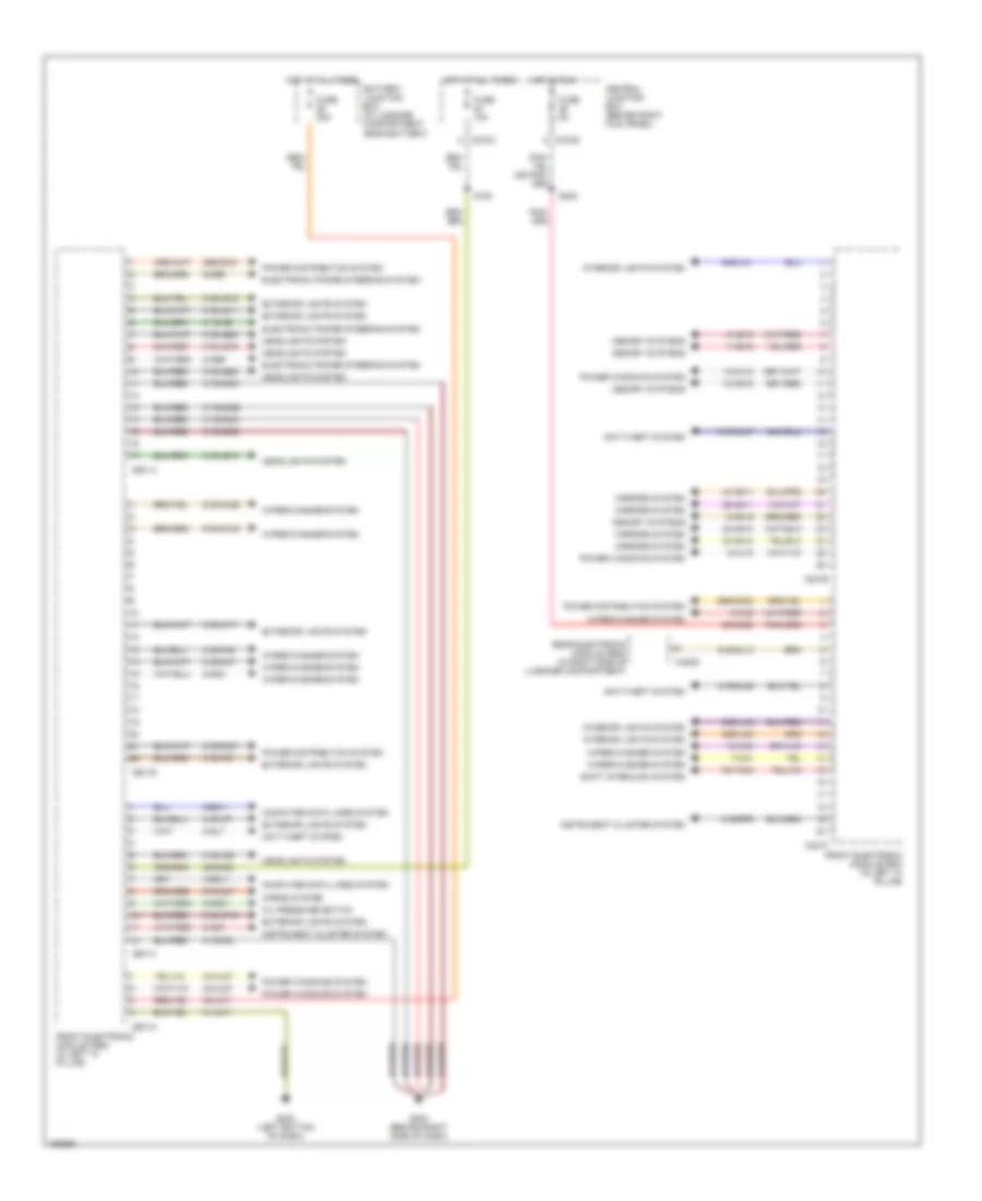 Body Control Modules Wiring Diagram 1 of 2 for Lincoln LS 2002