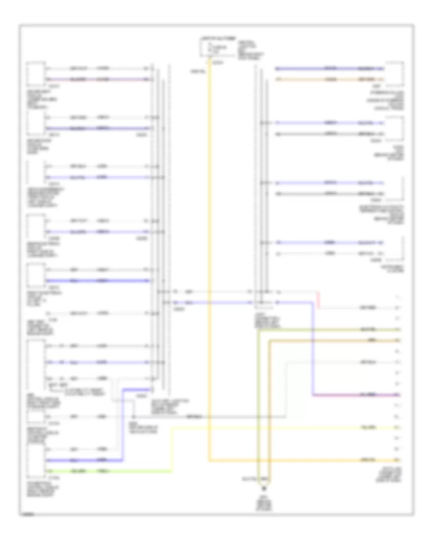 Computer Data Lines Wiring Diagram for Lincoln LS 2002