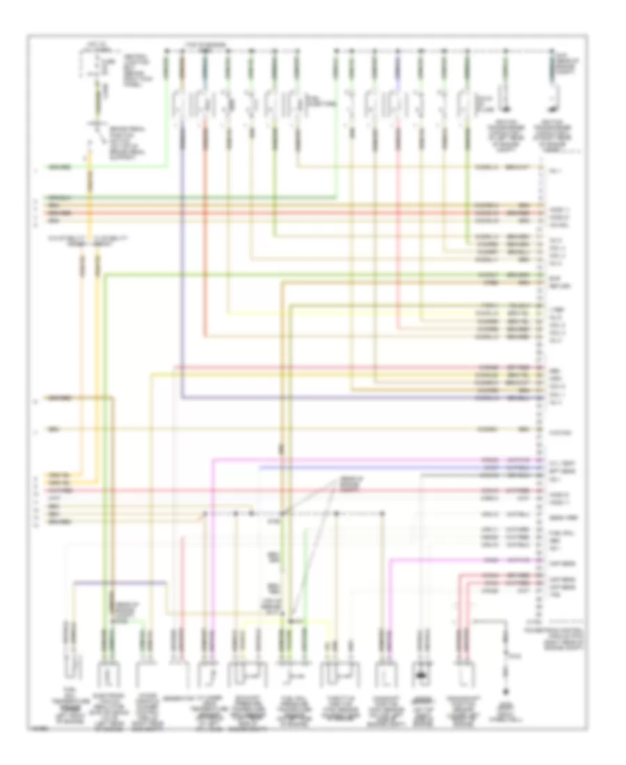 3.0L, Engine Performance Wiring Diagram (4 of 4) for Lincoln LS 2002