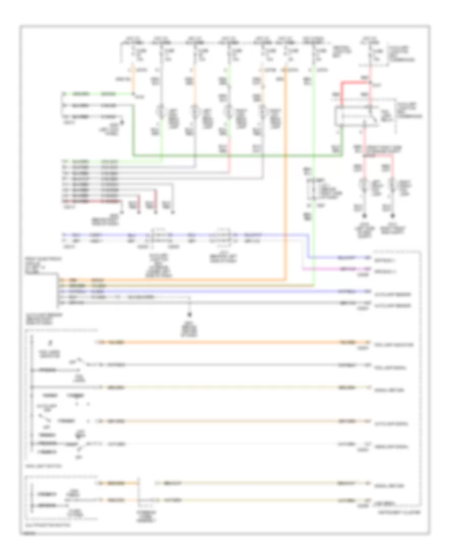 Headlights Wiring Diagram for Lincoln LS 2002
