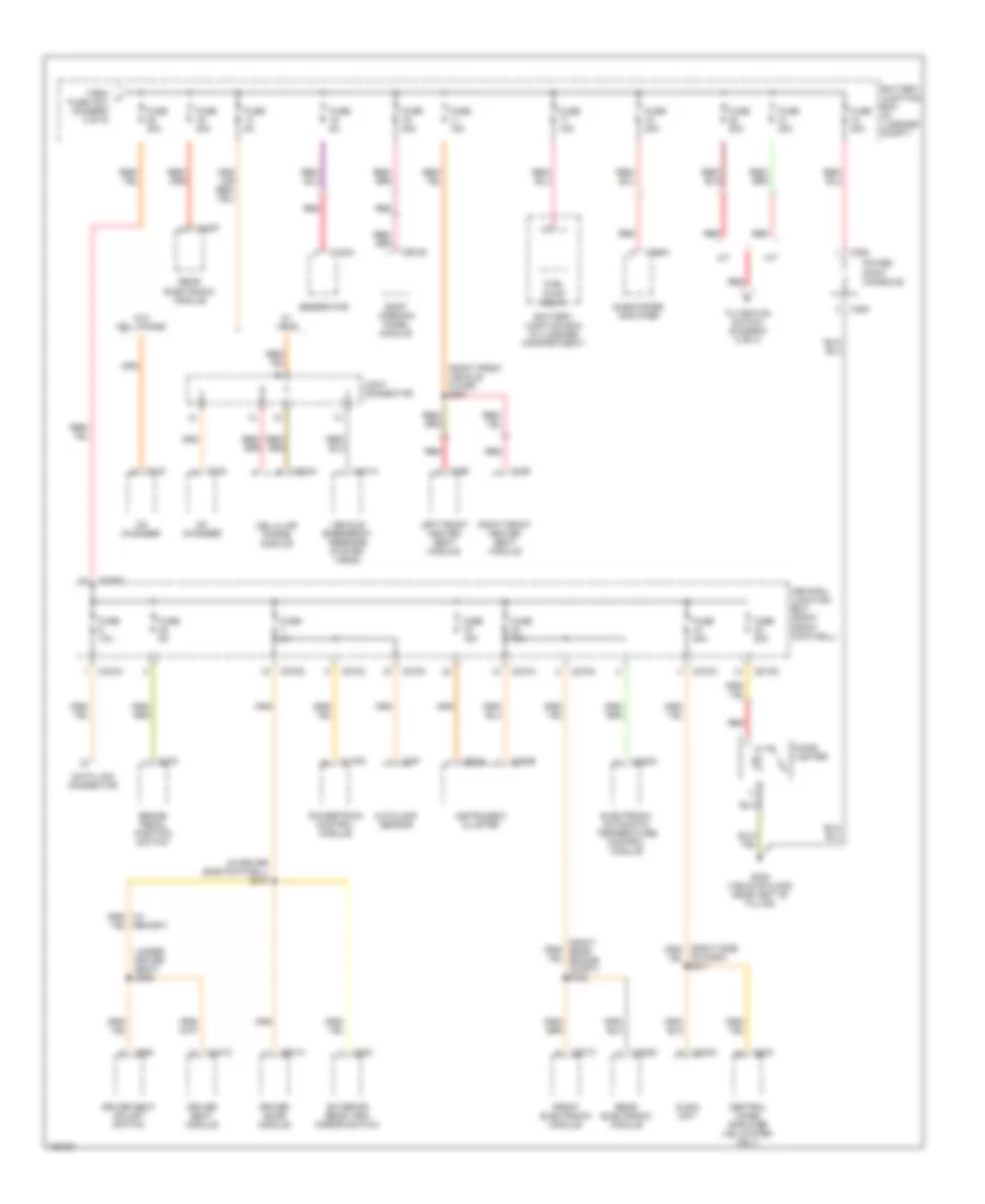 Power Distribution Wiring Diagram (3 of 5) for Lincoln LS 2002