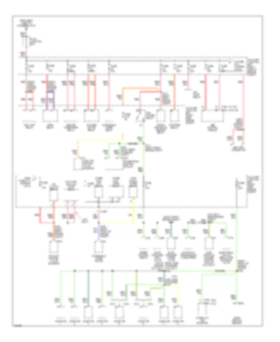 Power Distribution Wiring Diagram (4 of 5) for Lincoln LS 2002
