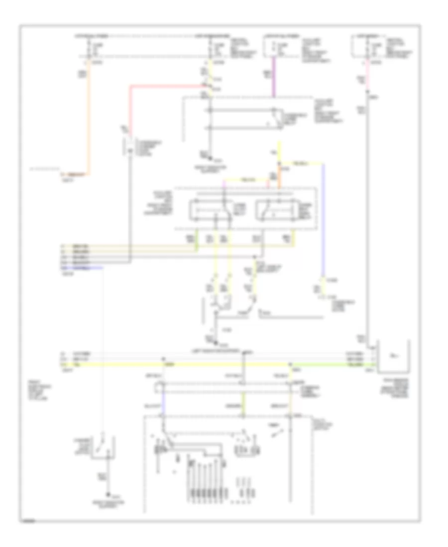 WiperWasher Wiring Diagram for Lincoln LS 2002