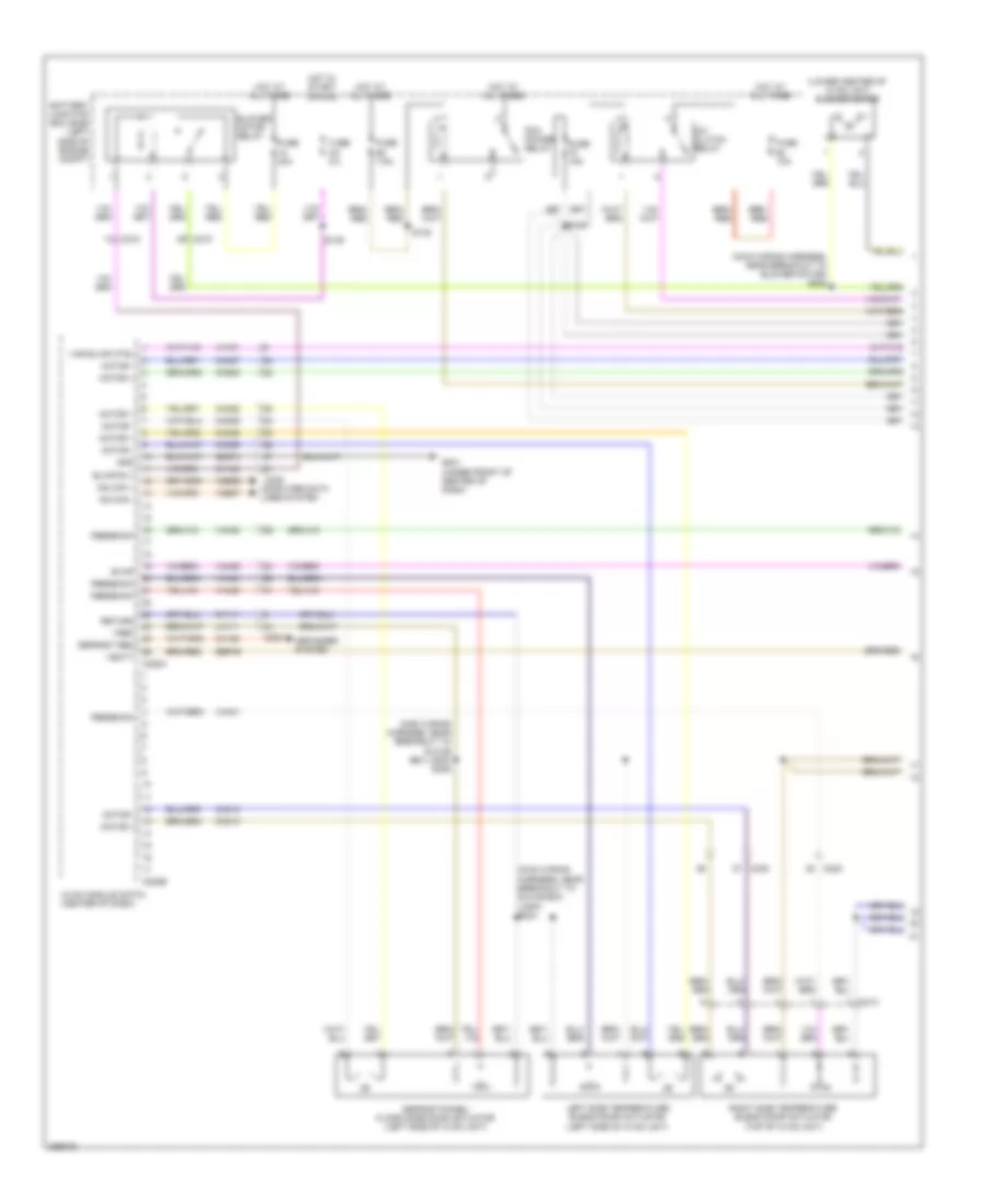 Automatic A C Wiring Diagram 1 of 4 for Lincoln MKS 2013
