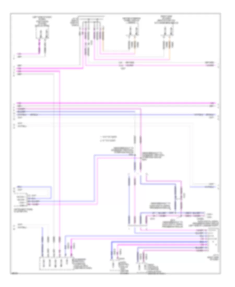 Computer Data Lines Wiring Diagram 2 of 3 for Lincoln MKS 2013