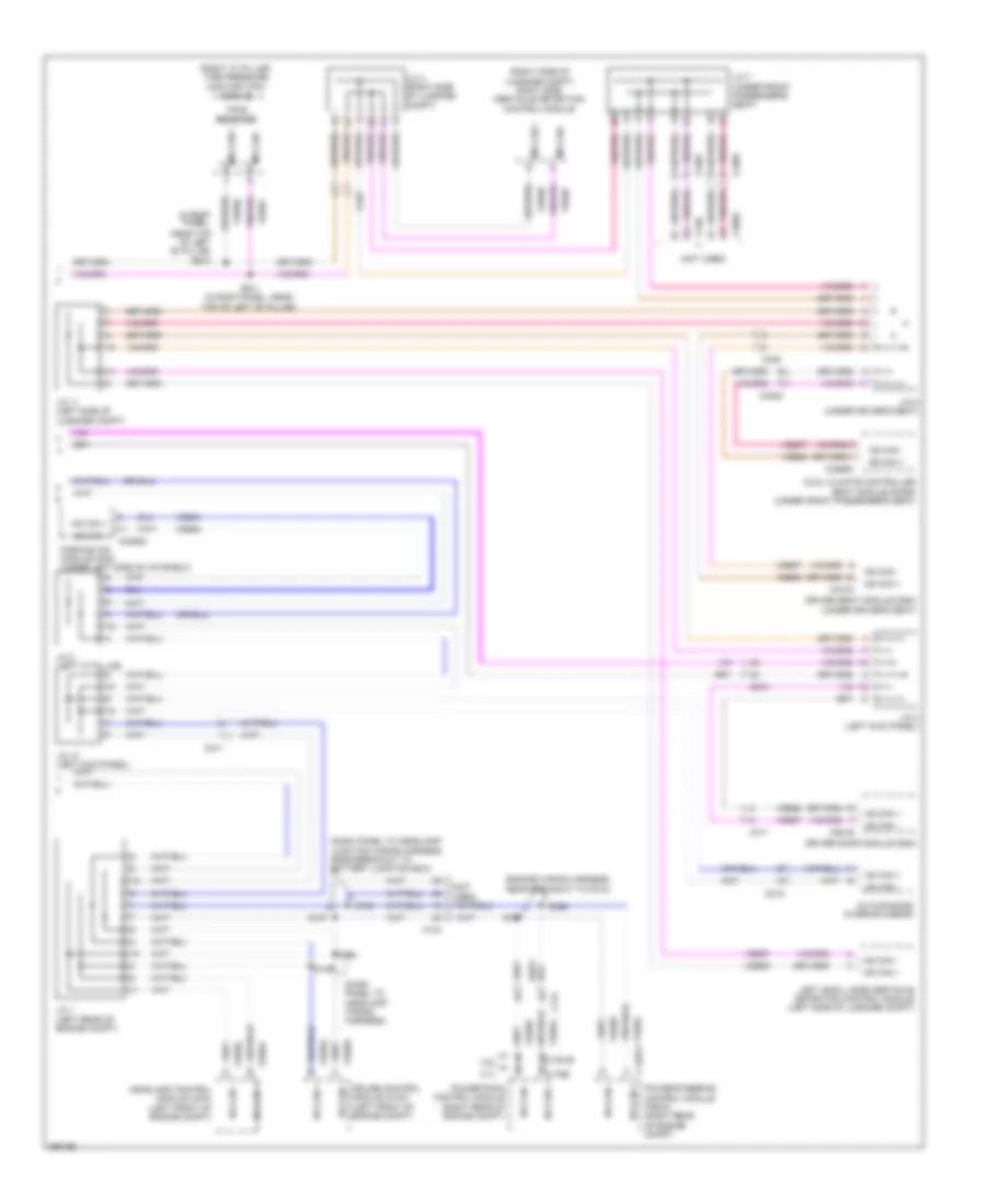 Computer Data Lines Wiring Diagram 3 of 3 for Lincoln MKS 2013
