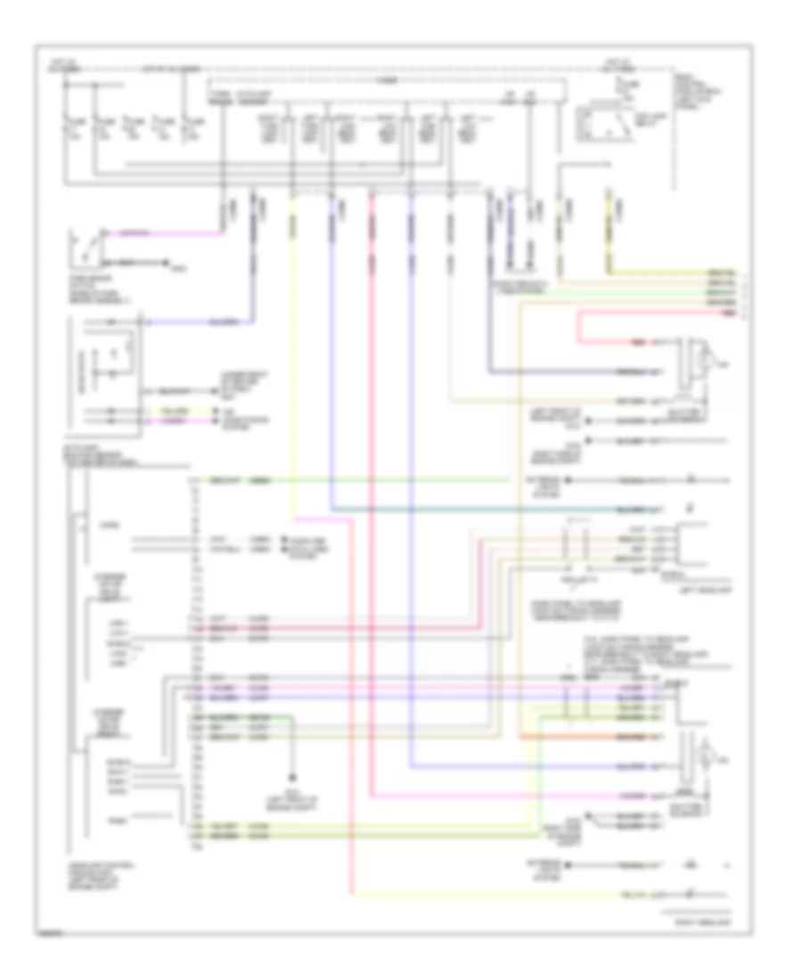 Headlights Wiring Diagram 1 of 2 for Lincoln MKS 2013