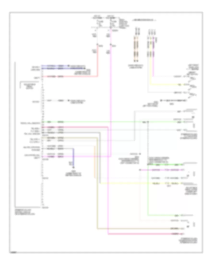 Steering Column Memory Wiring Diagram for Lincoln MKS 2013