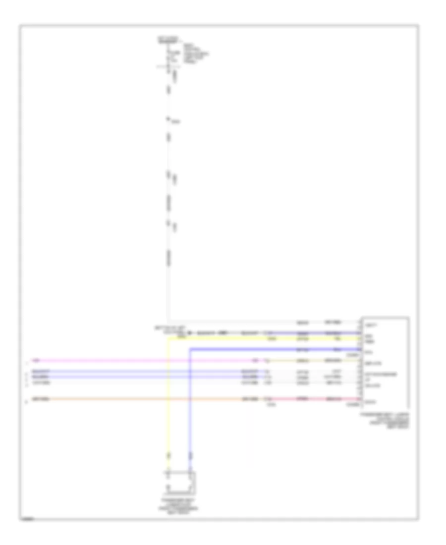 Passenger Power Seat Wiring Diagram 14 Way 2 of 2 for Lincoln MKS 2013