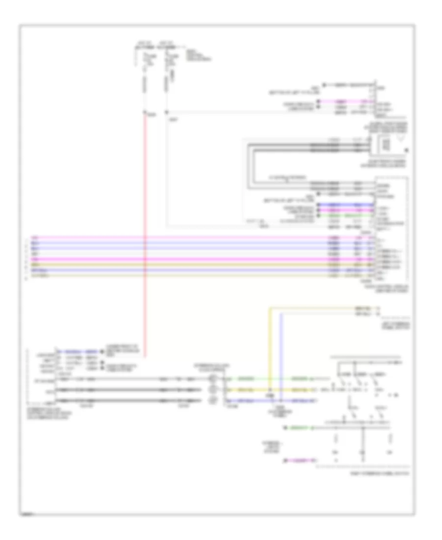 SYNC Radio Wiring Diagram 2 of 2 for Lincoln MKS 2013