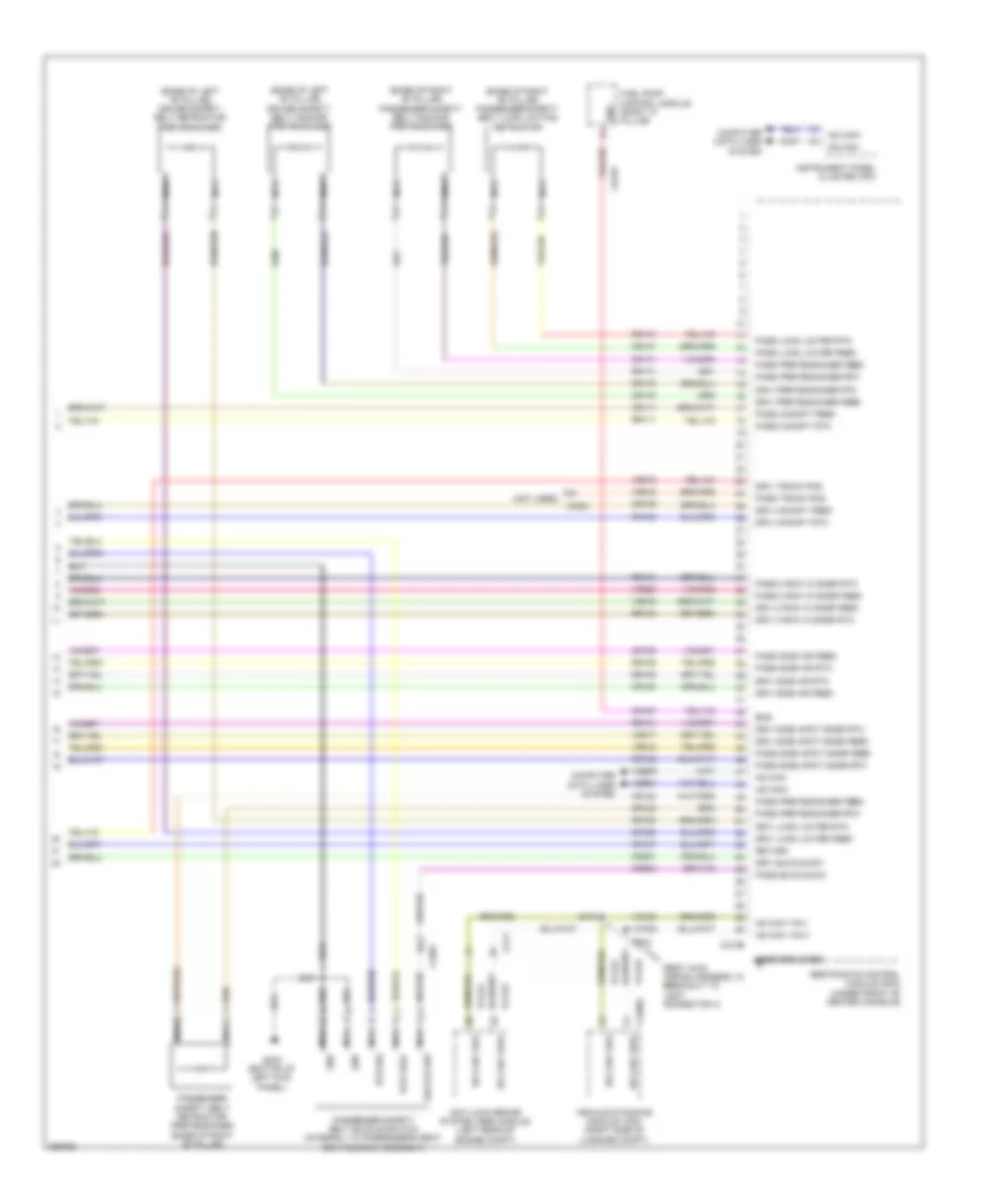 Supplemental Restraints Wiring Diagram 3 of 3 for Lincoln MKS EcoBoost 2013