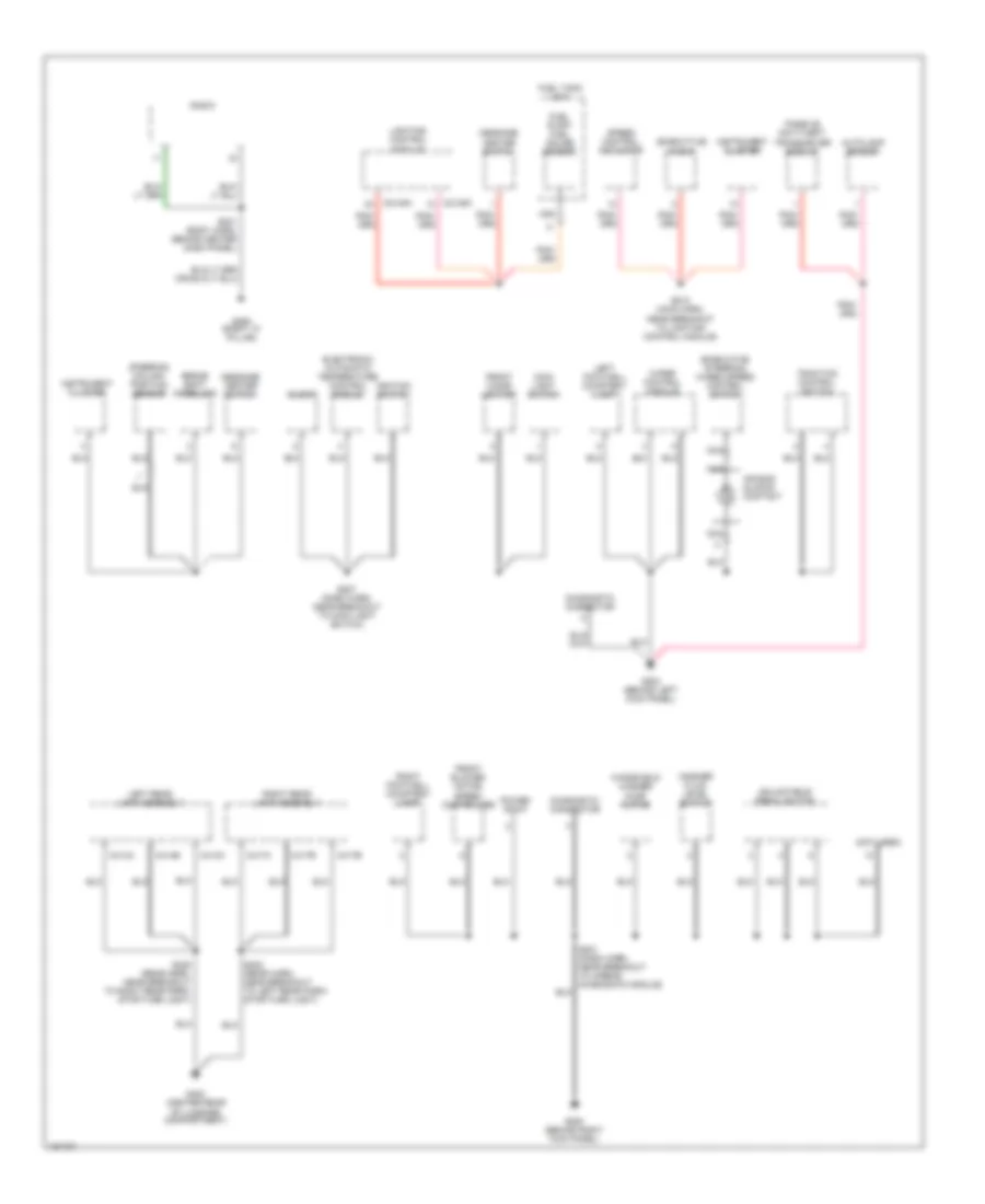 Ground Distribution Wiring Diagram 2 of 3 for Lincoln Town Car Cartier 2002
