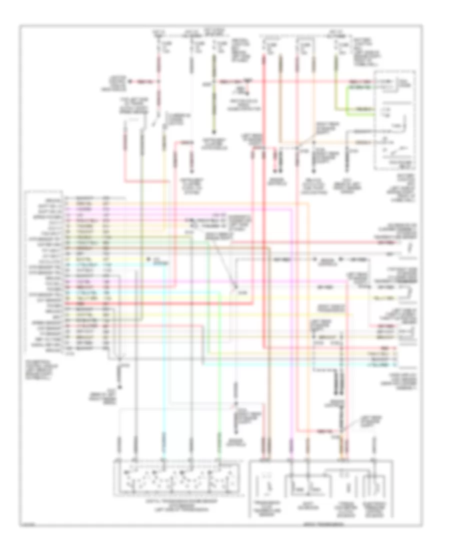 AT Wiring Diagram for Lincoln Town Car Cartier 2002