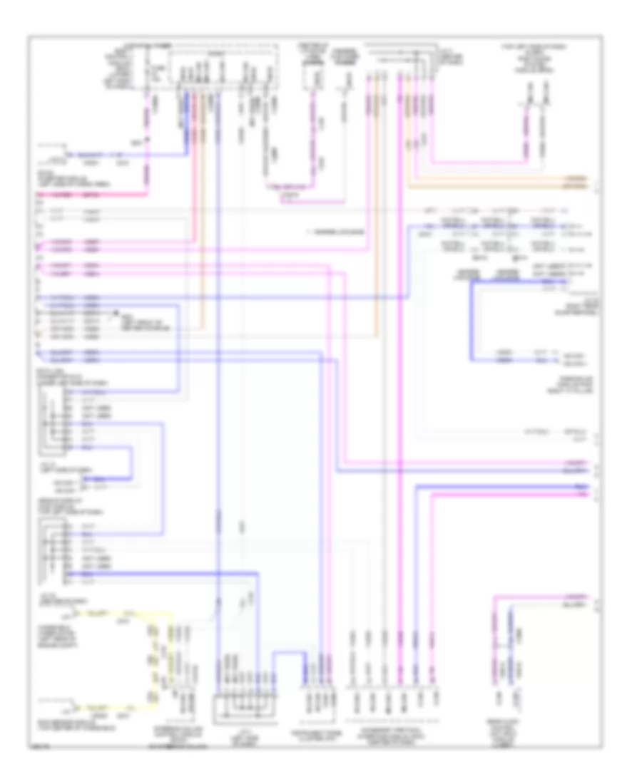 Computer Data Lines Wiring Diagram 1 of 3 for Lincoln MKT 2013