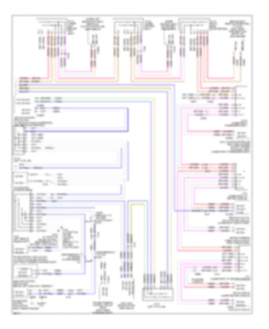 Computer Data Lines Wiring Diagram (3 of 3) for Lincoln MKT 2013