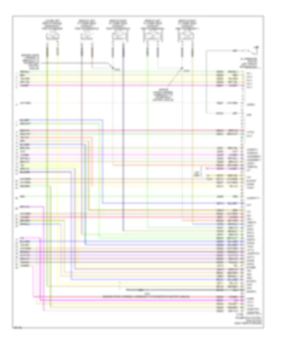 3.7L, Engine Performance Wiring Diagram (6 of 6) for Lincoln MKT 2013
