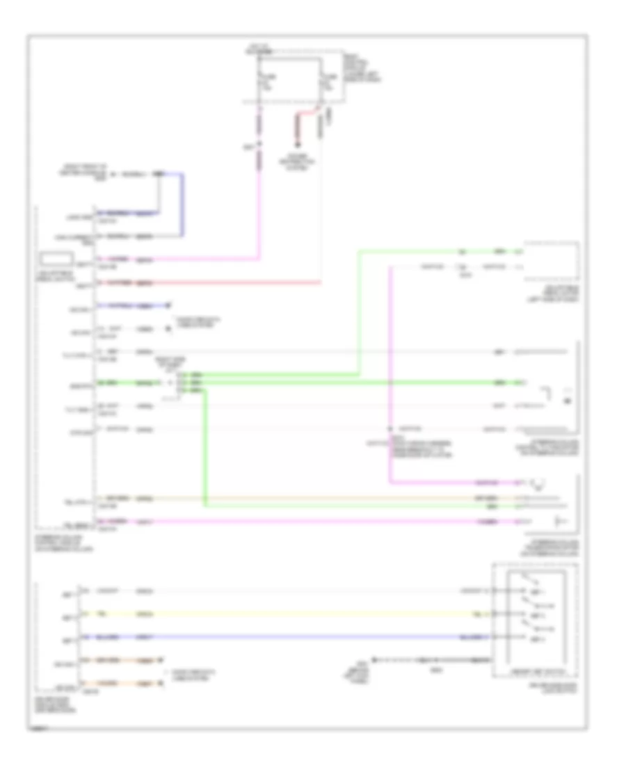 Steering Column Memory Wiring Diagram for Lincoln MKT 2013