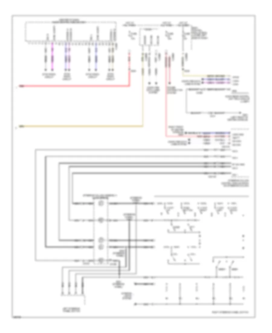 Radio Wiring Diagram, with THX (3 of 3) for Lincoln MKT 2013