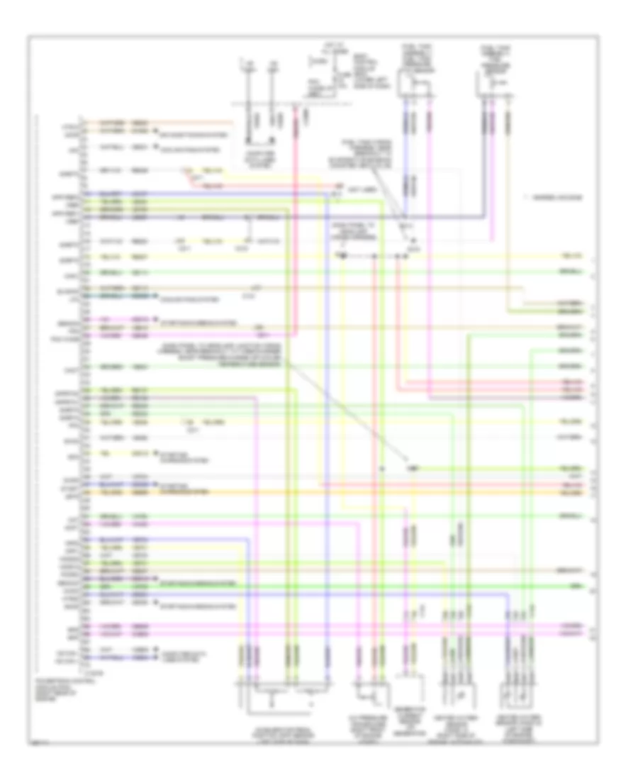 3.5L Twin Turbo, Engine Performance Wiring Diagram (1 of 6) for Lincoln MKT EcoBoost 2013