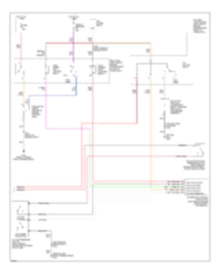 Automatic A C Wiring Diagram 2 of 2 for Lincoln Town Car Executive 2002