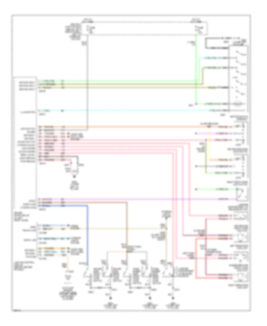 Forced Entry Wiring Diagram for Lincoln Town Car Executive 2002