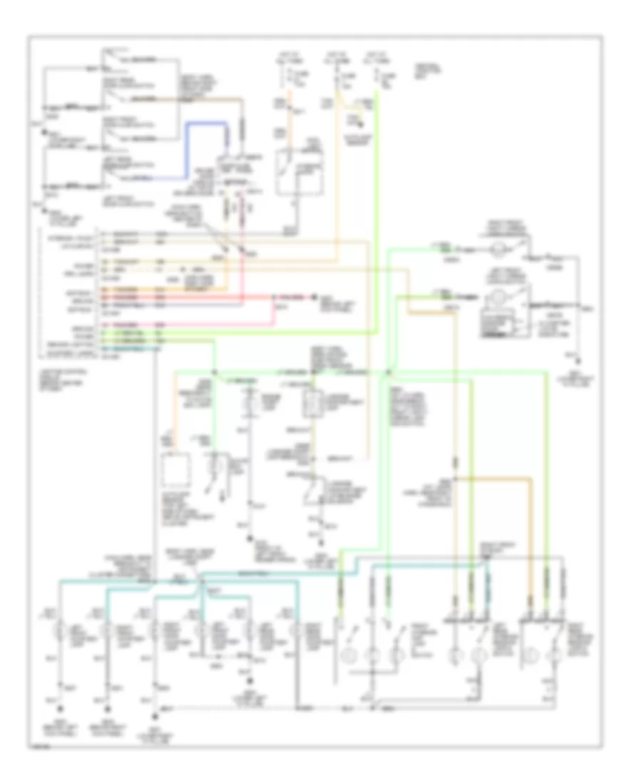 Courtesy Lamps Wiring Diagram for Lincoln Town Car Executive 2002