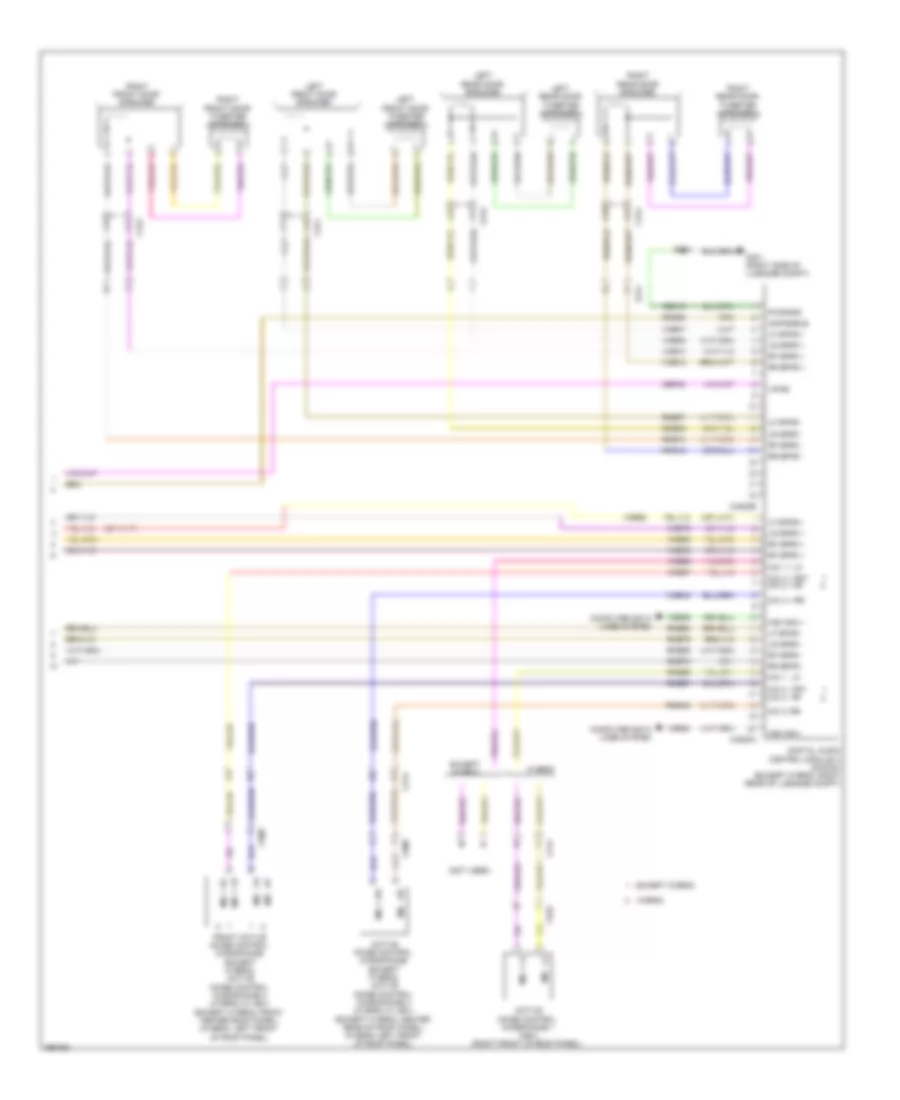 Premium Radio Wiring Diagram 3 of 3 for Lincoln MKZ 2013