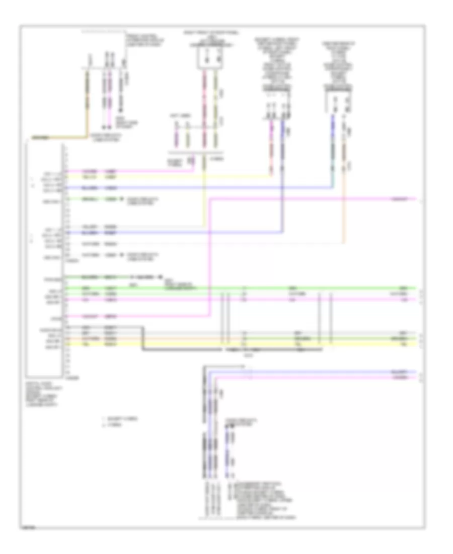 THX Audio Radio Wiring Diagram 3 of 4 for Lincoln MKZ 2013
