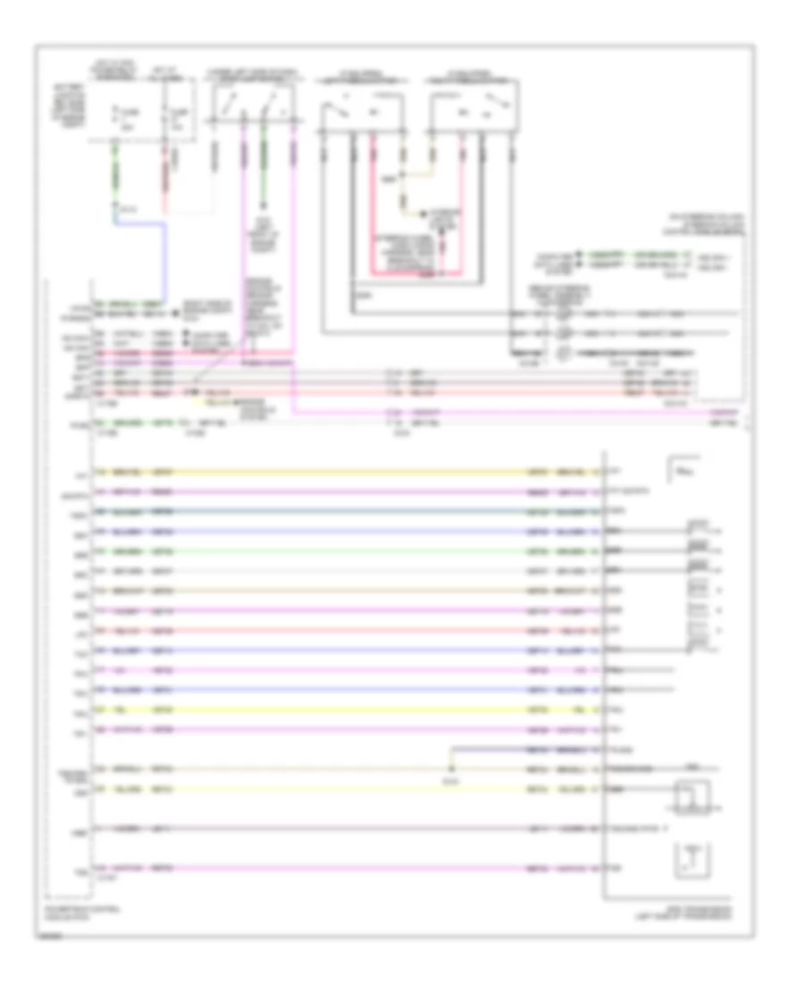 3.7L, AT Wiring Diagram (1 of 2) for Lincoln MKZ 2013