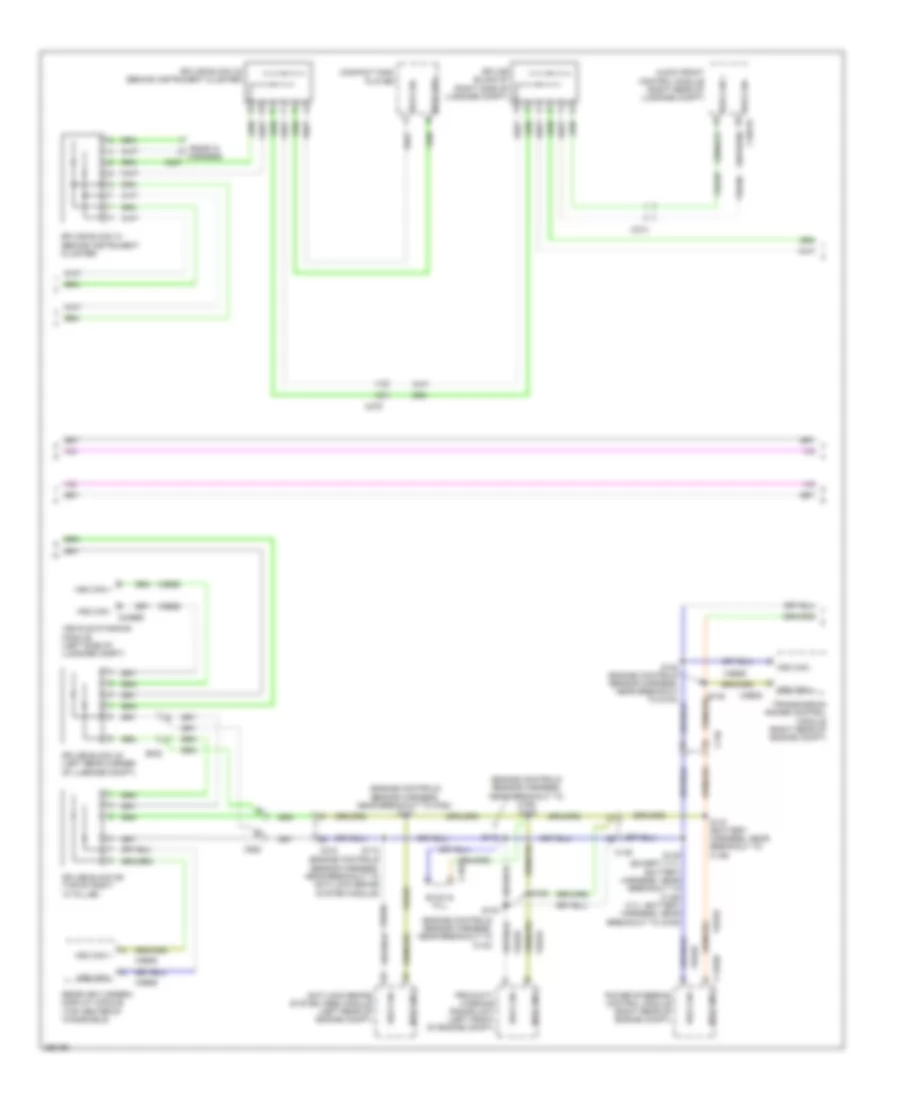 Computer Data Lines Wiring Diagram Except Hybrid 2 of 4 for Lincoln MKZ 2013