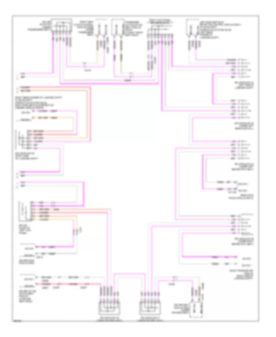 Computer Data Lines Wiring Diagram, Except Hybrid (4 of 4) for Lincoln MKZ 2013