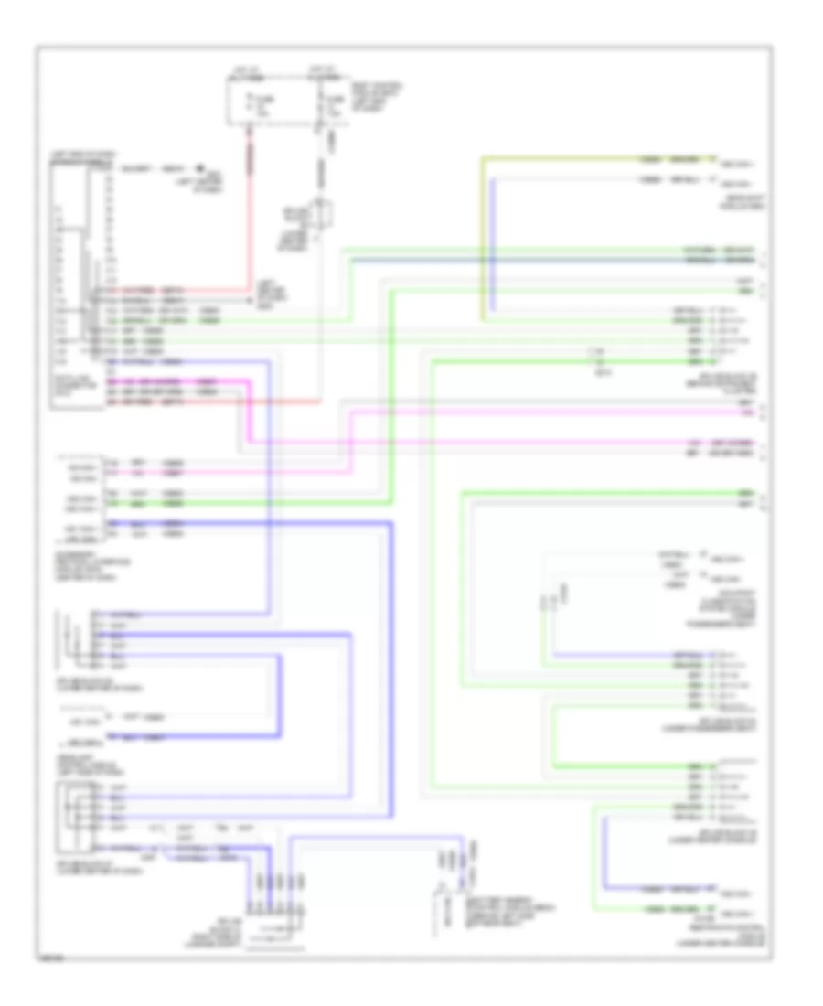 Computer Data Lines Wiring Diagram Hybrid 1 of 4 for Lincoln MKZ 2013