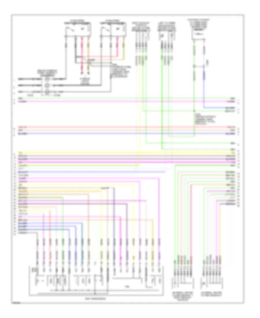 3.7L, Engine Performance Wiring Diagram (4 of 6) for Lincoln MKZ 2013