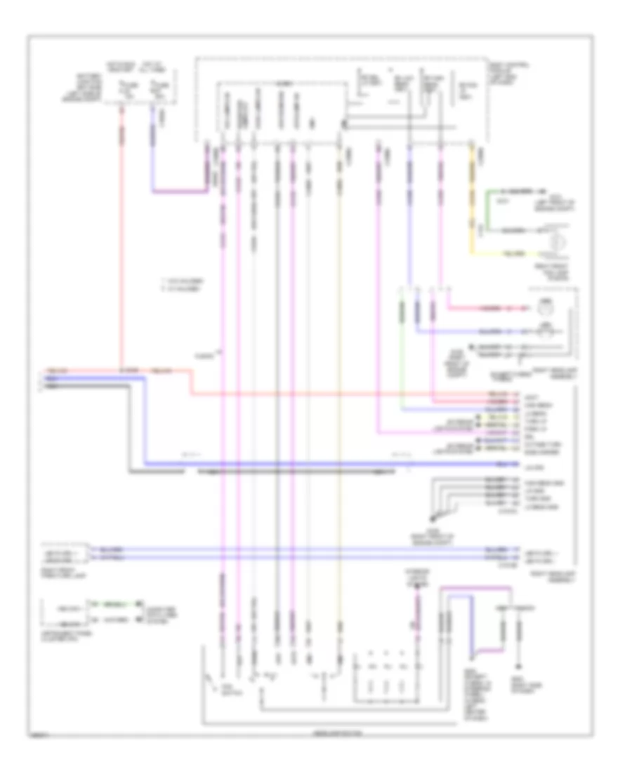 Headlights Wiring Diagram 2 of 2 for Lincoln MKZ 2013