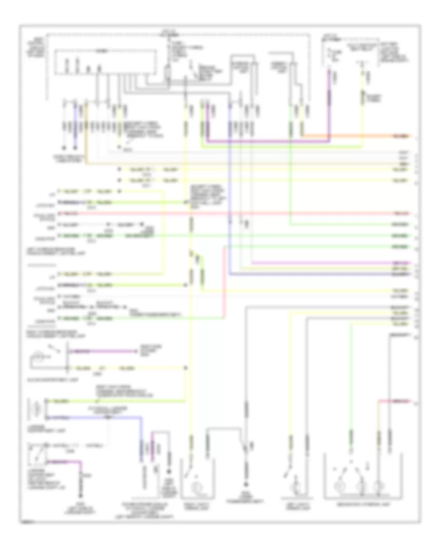 Courtesy Lamps Wiring Diagram 1 of 4 for Lincoln MKZ 2013