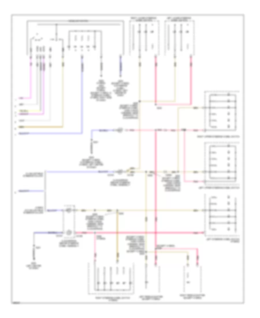 Instrument Illumination Wiring Diagram 2 of 2 for Lincoln MKZ 2013
