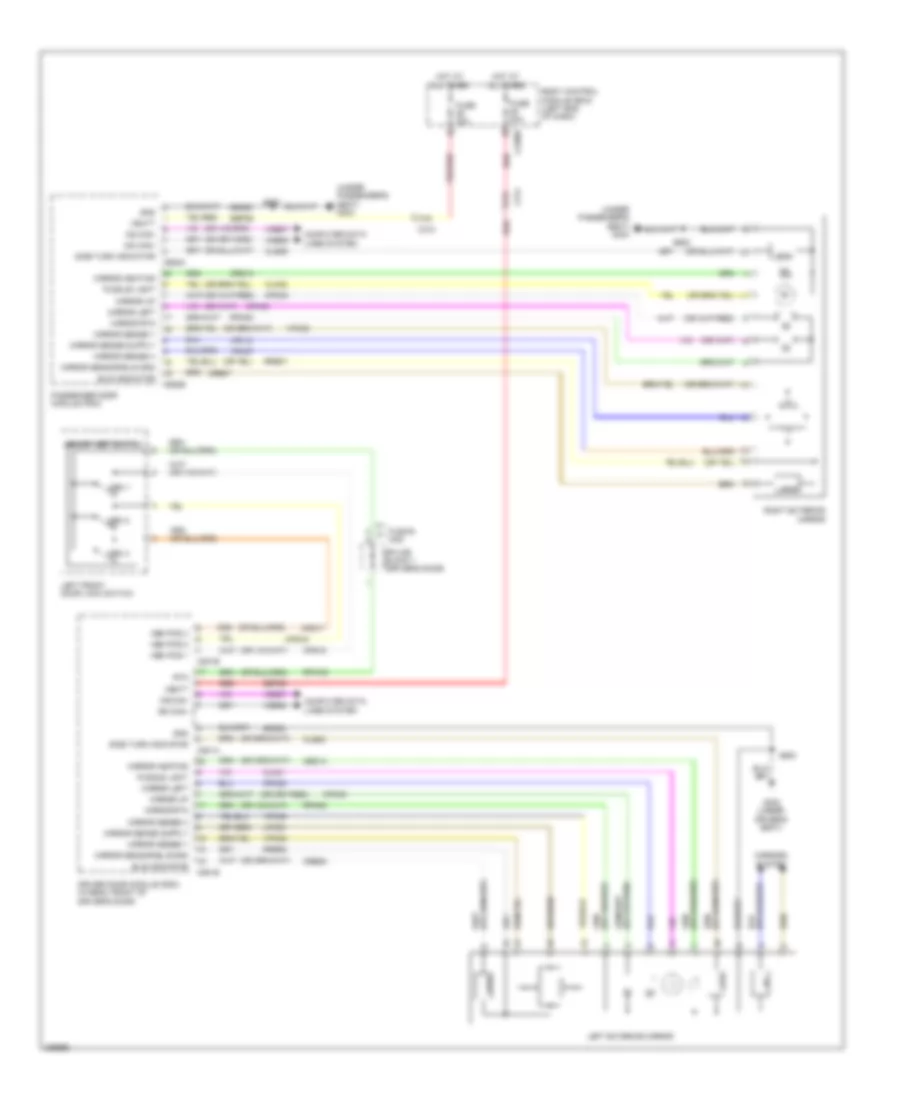 Memory Mirrors Wiring Diagram for Lincoln MKZ 2013