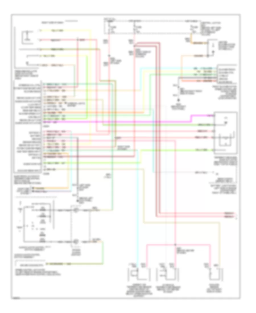 Automatic A C Wiring Diagram 1 of 2 for Lincoln Town Car Signature 2002