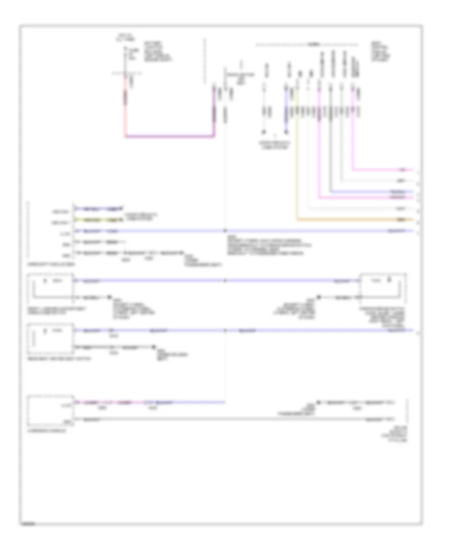 Instrument Illumination Wiring Diagram 1 of 2 for Lincoln MKZ Hybrid 2013