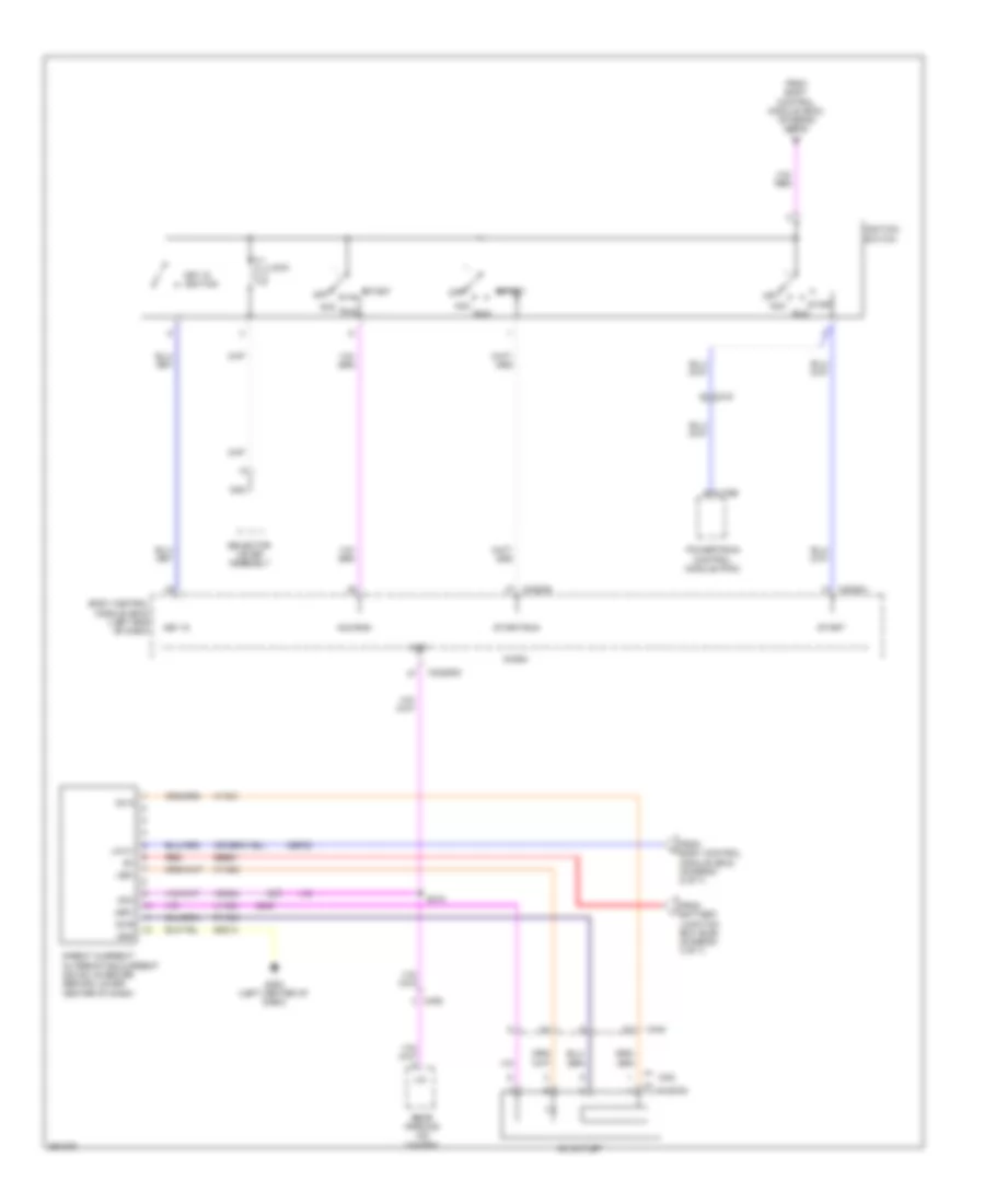 Power Distribution Wiring Diagram, Hybrid (7 of 7) for Lincoln MKZ Hybrid 2013