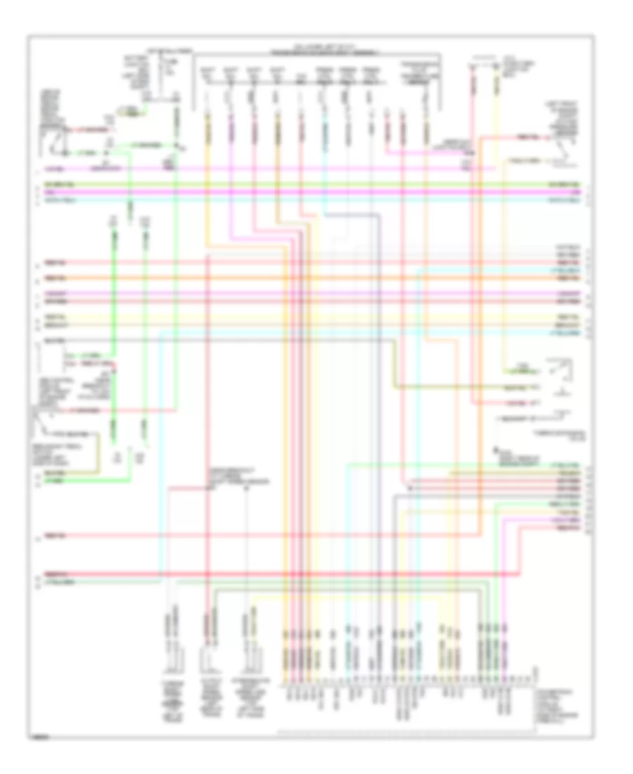 4.6L, Engine Performance Wiring Diagram (2 of 4) for Lincoln Aviator 2003