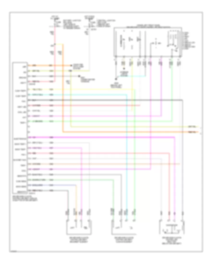 Heated Seats Wiring Diagram 1 of 2 for Lincoln Aviator 2003