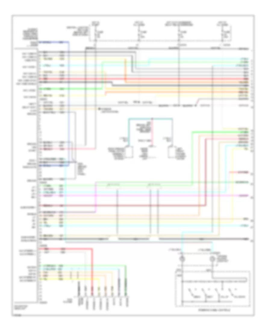 Premium Sound Radio Wiring Diagram, with Navigation (1 of 2) for Lincoln Aviator 2003