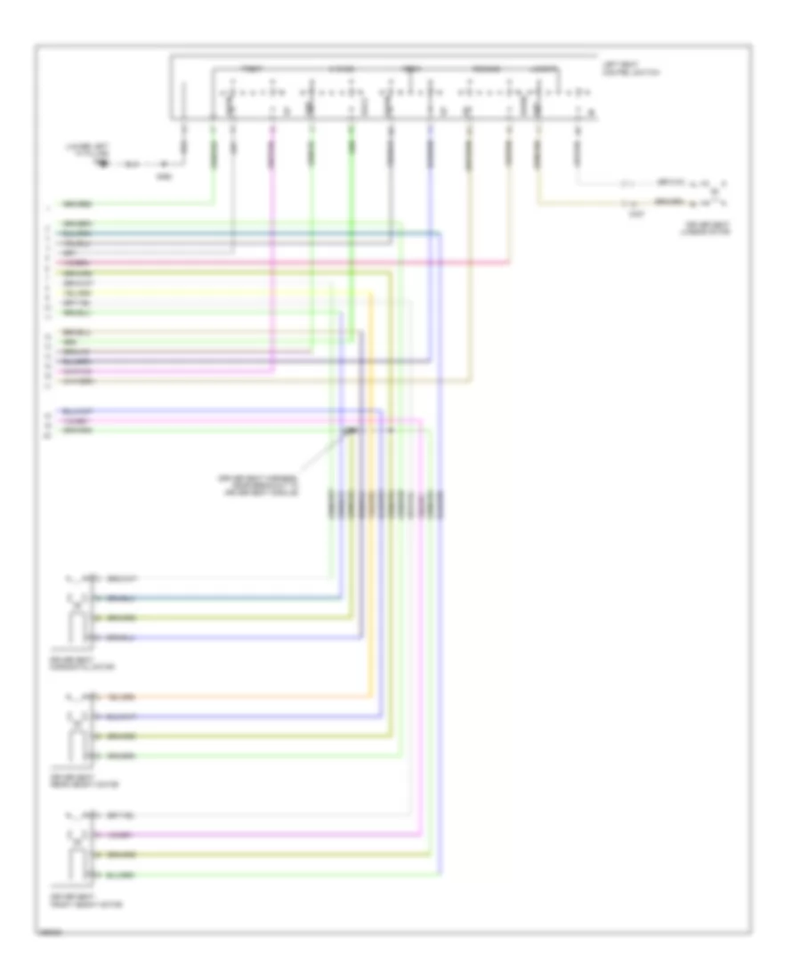 Driver s Memory Seat Wiring Diagram 2 of 2 for Lincoln Navigator 2013