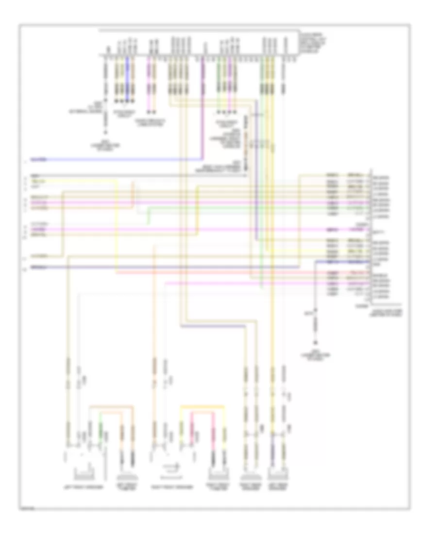 Premium Radio Wiring Diagram, with Navigation (2 of 2) for Lincoln Navigator 2013