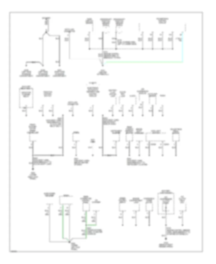 Ground Distribution Wiring Diagram 1 of 4 for Lincoln Blackwood 2003